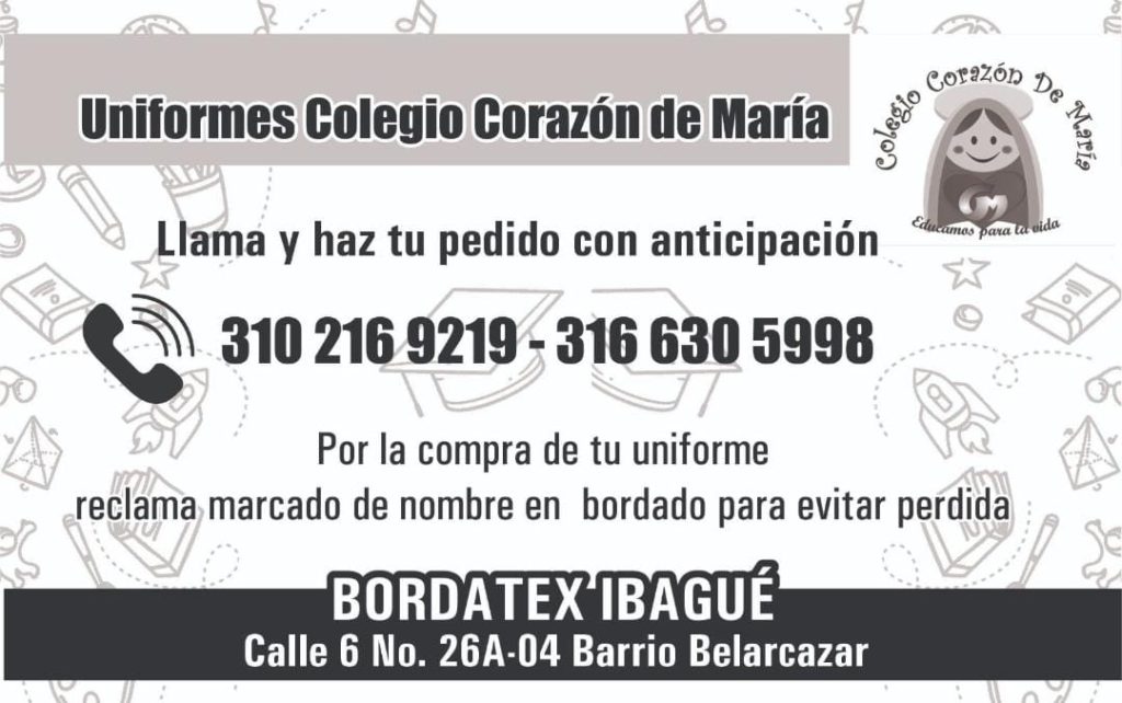 Uniformes - Colegio Corazón De María